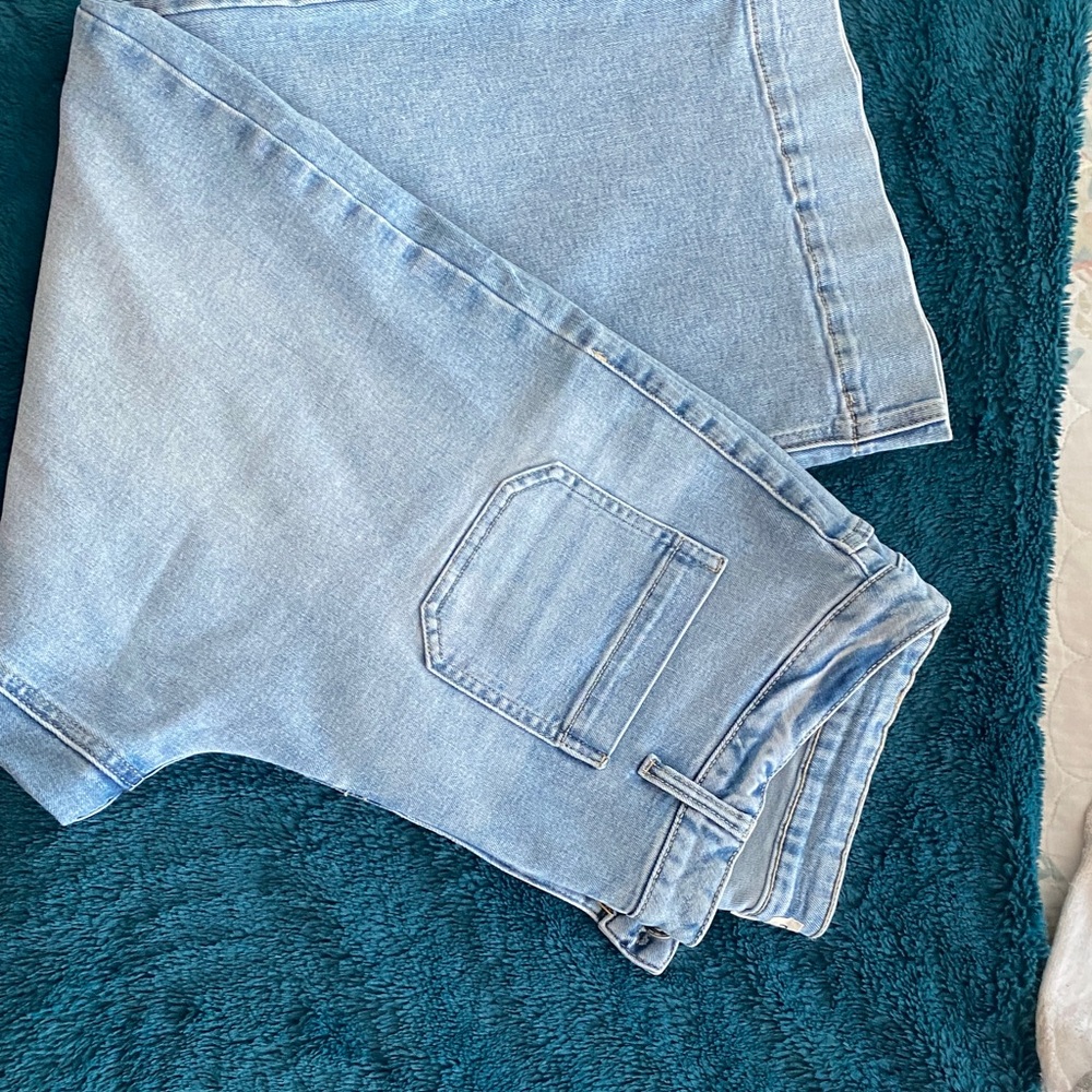 Maurices Light Blue Flare & Wide Leg Jeans